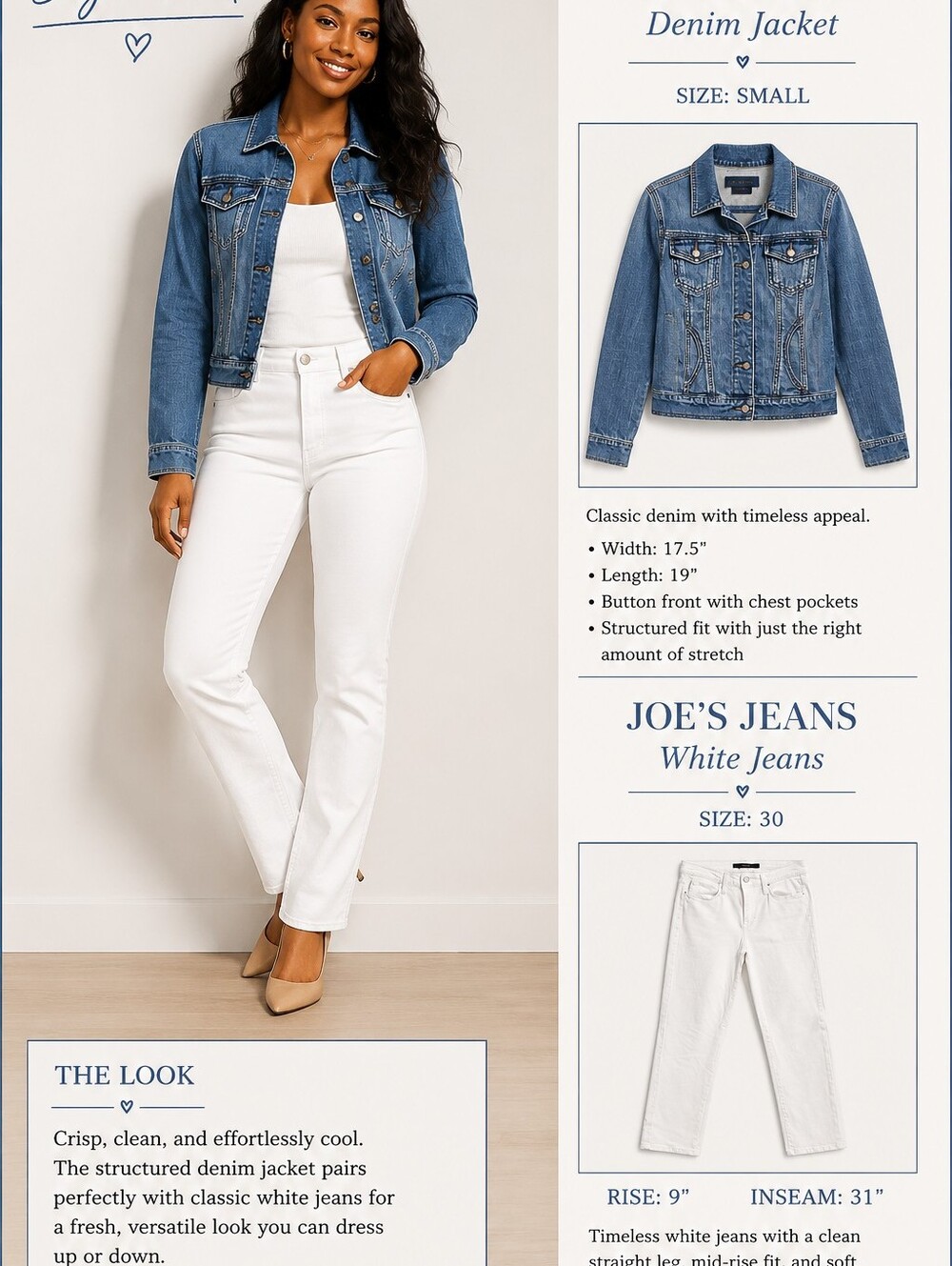 Jeanstar Classic Blue Denim Four Pocket Y2K Jacket (Only) - Picture 1 of 10